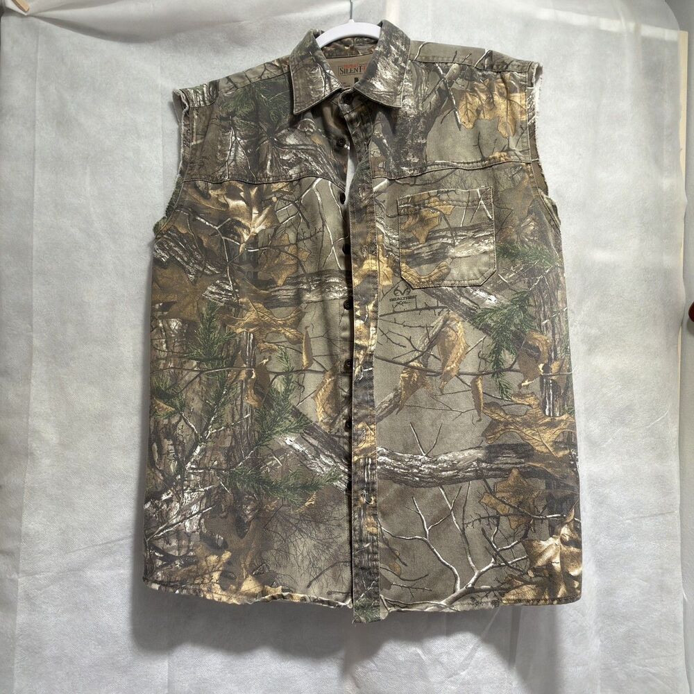 RedHead Silent Hide Vest Mens Medium Brown Camo Hunting